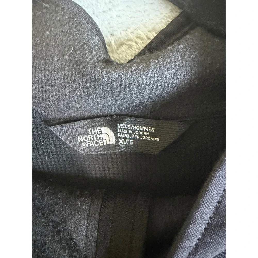 THE NORTH FACE Mens XL Black WindWall Softshell Vest Full Zip Fleece Lined